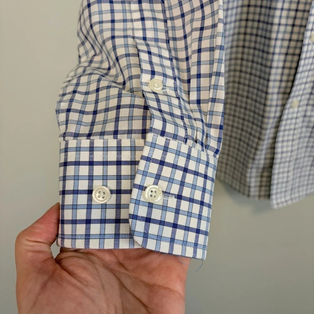 Lauren Ralph Lauren Button Down Top Plaid Preppy Old Money Nautical Women's M - Picture 6 of 13
